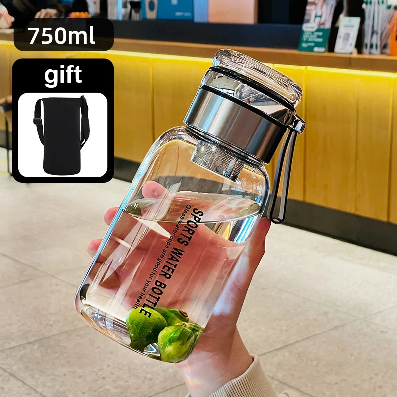 2L portable glass water bottle, view 5 - MRSLM