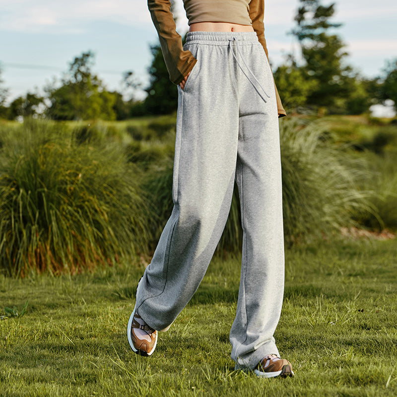 women's wide-leg casual pants, view 4 - MRSLM