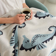 cute sea horse cotton blanket, view 7 - MRSLM