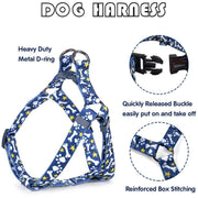 adjustable no pull dog harness and leash set, view 3 - MRSLM