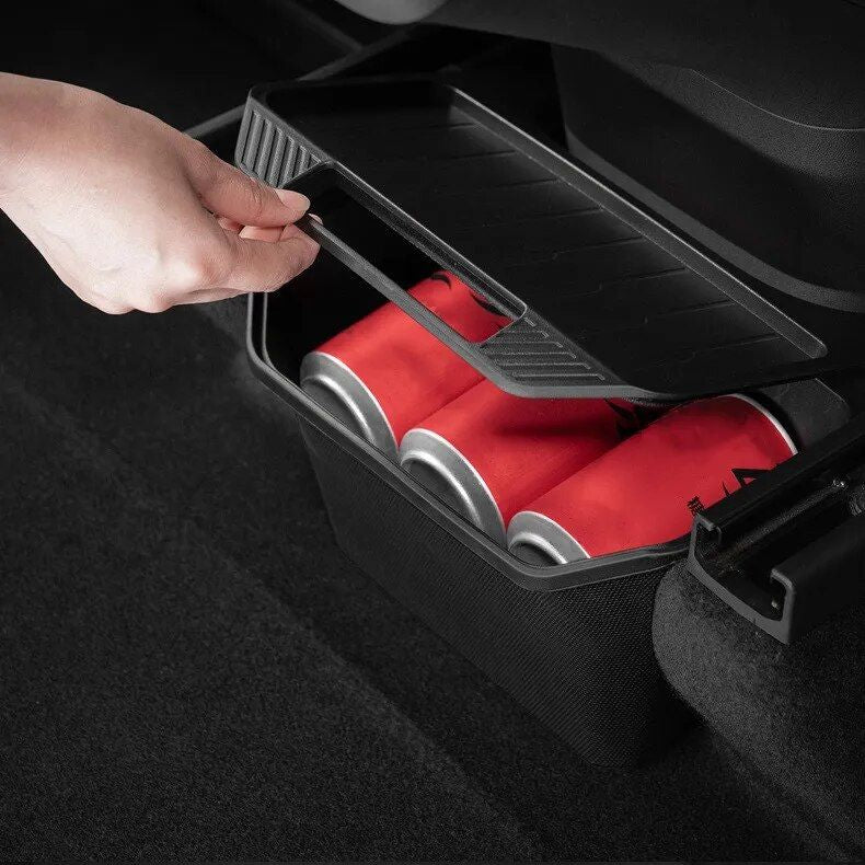 Tesla Model Y Unter-Sitz-Stauraum-Organizer mit integriertem Mülleimer