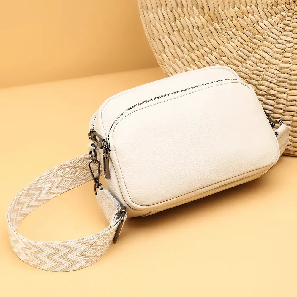 Stylish 100% Genuine Leather Crossbody Bag for Women