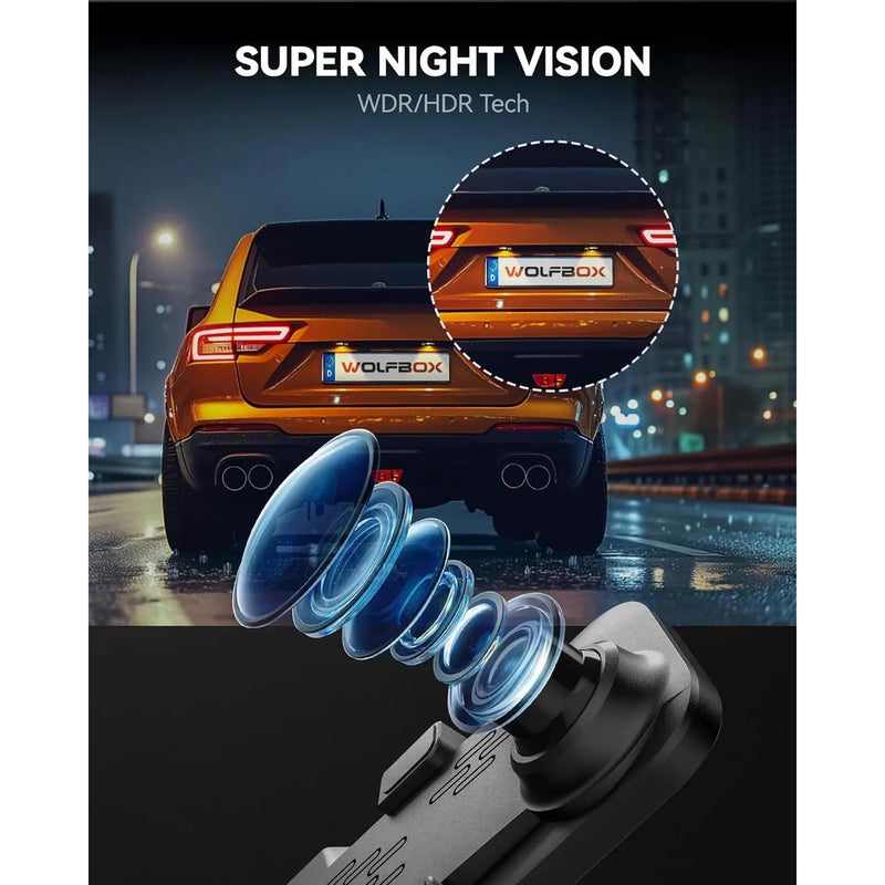 12-inch 4K mirror dash cam, view 4 - MRSLM