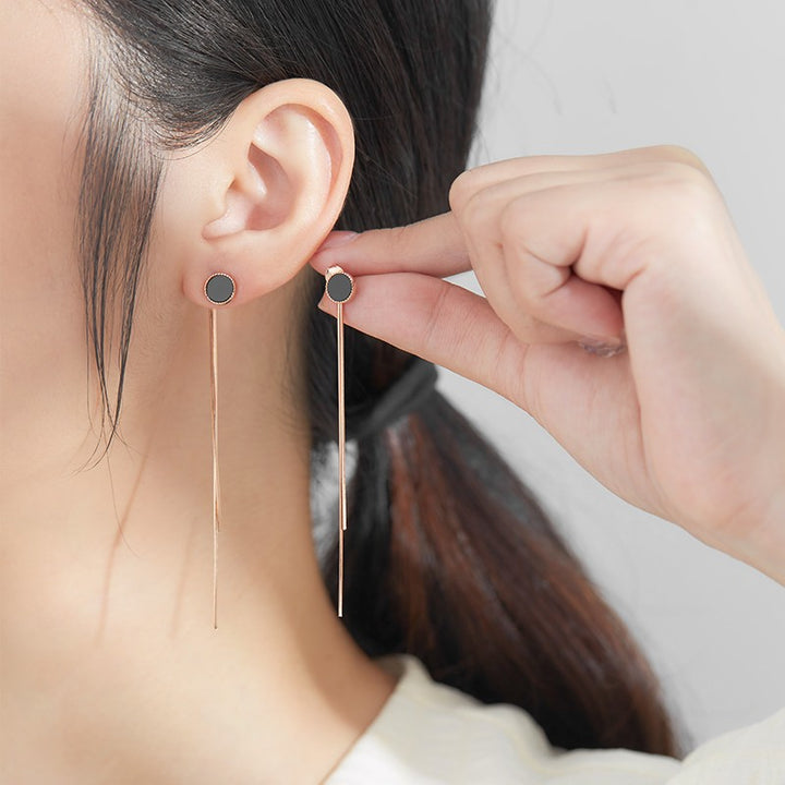 Women's Tassel Style Sterling Silver Earrings