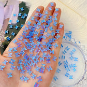 colorful aurora butterfly nail charms, view 9 - MRSLM
