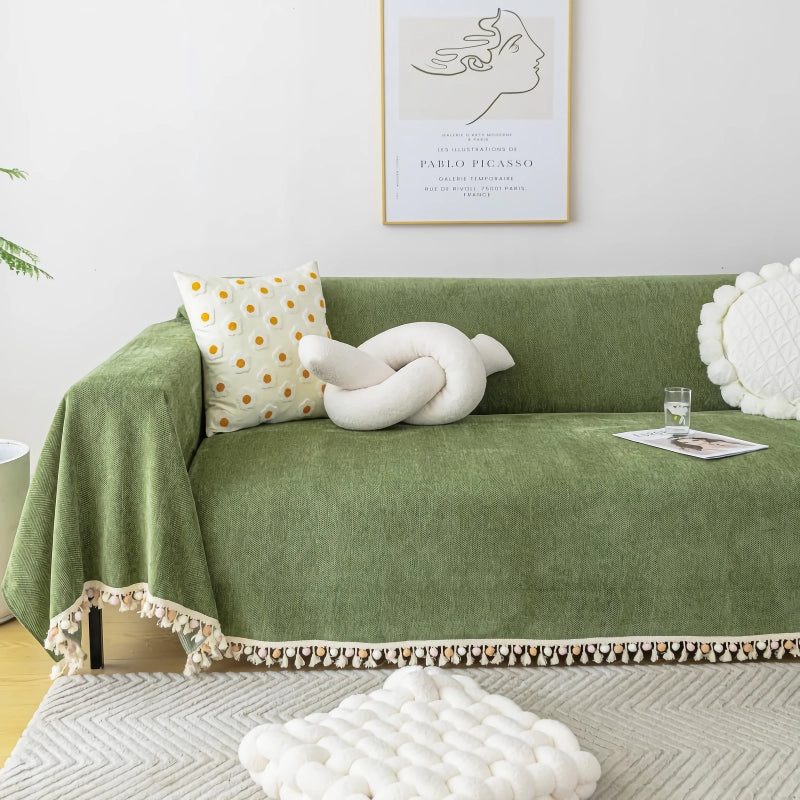 herringbone chenille sofa cover - MRSLM