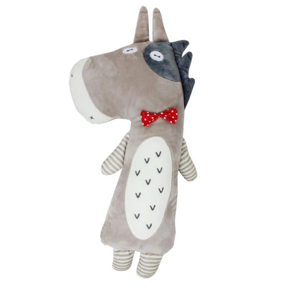 Adjustable Cute Animal Car Seat Strap Cover & Pillow for Kids