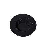 women's woolen flat top hat, view 7 - MRSLM