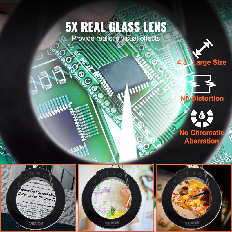 5x led magnifying lamp, view 5 - MRSLM