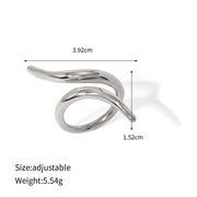 staggered open ring, view 2 - MRSLM