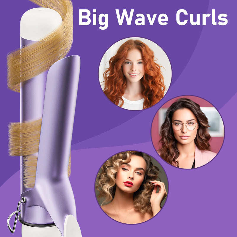 40mm tourmaline ceramic curling iron, view 4 - MRSLM