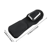 suede car sunglasses holder clip, view 10 - MRSLM