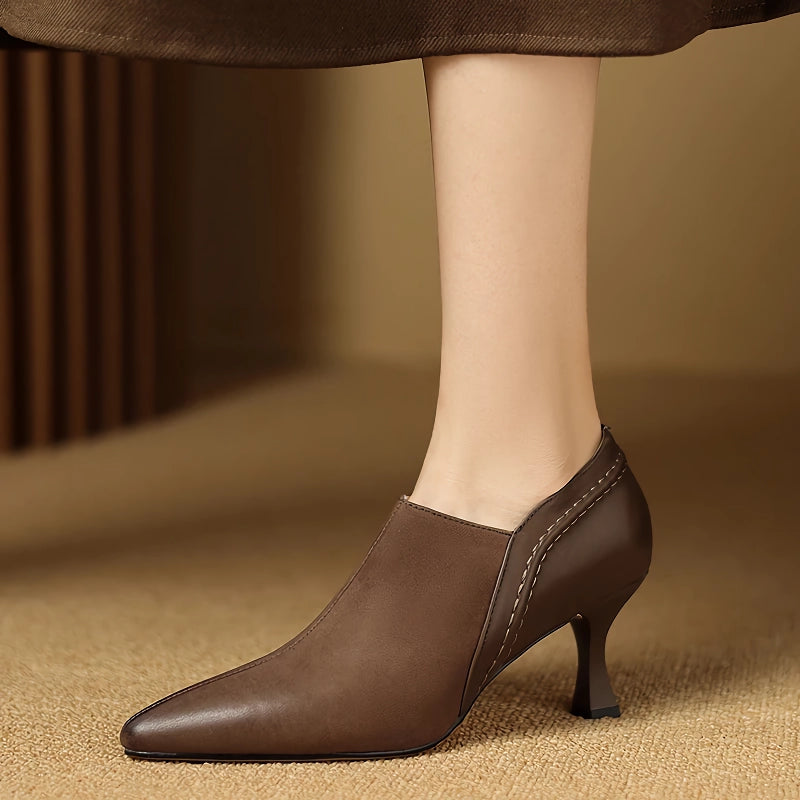 leather high heels - MRSLM