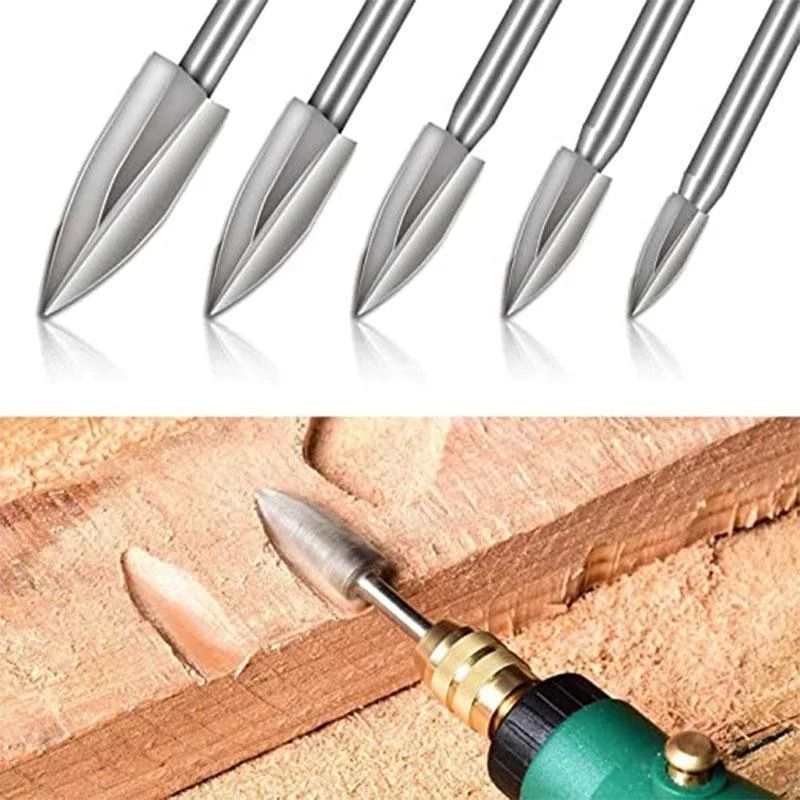 Conjunto de brocas para entalhe em madeira
