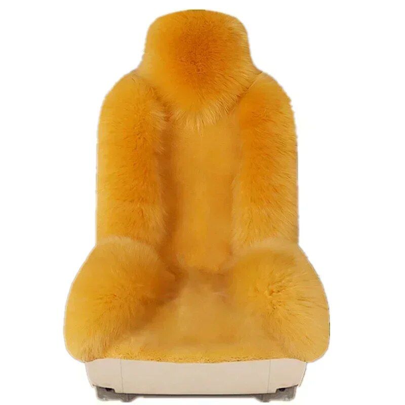 Sheepskin wool car seat cushion, view 11 - MRSLM