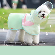 dogs rainy day cape poncho, view 2 - MRSLM