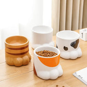 elevated ceramic pet bowl - MRSLM