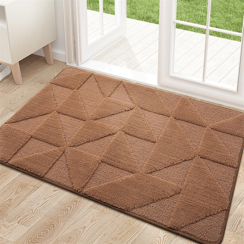 geometric non-slip door mat, view 4 - MRSLM