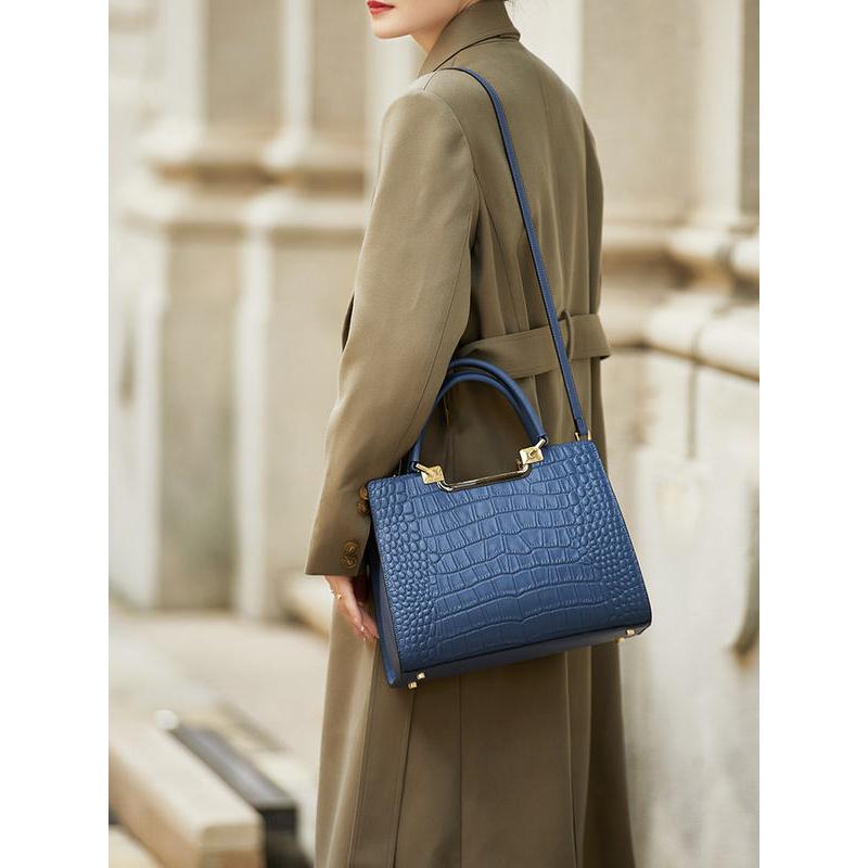 premium leather handcrafted shoulder bag, view 8 - MRSLM