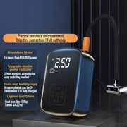 portable 12v 150psi wireless car air pump, view 5 - MRSLM