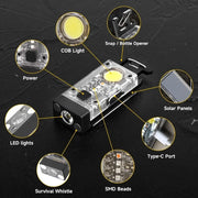 cob keychain work light, view 4 - MRSLM