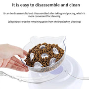 15 degree tilt pet bowl with non-slip stand, view 4 - MRSLM
