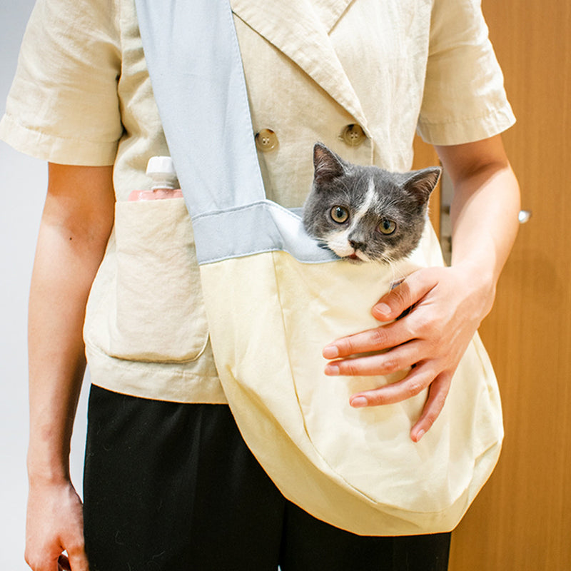 canvas cat and small dog carrier bag, view 5 - MRSLM