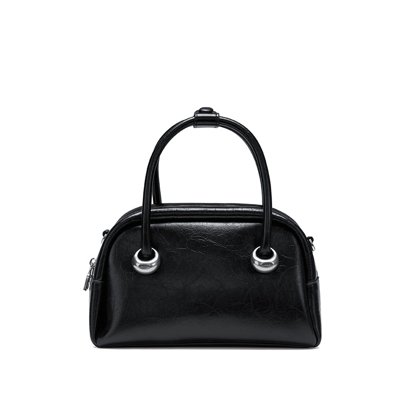 women's split leather cross body bag, view 2 - MRSLM
