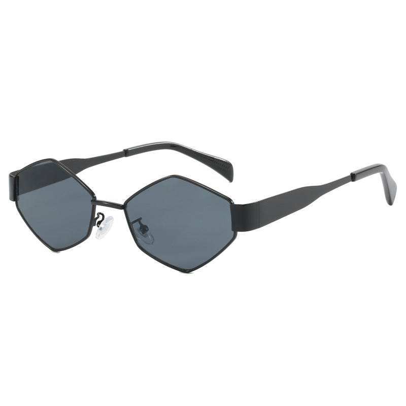 fashion polygonal sunglasses, view 6 - MRSLM