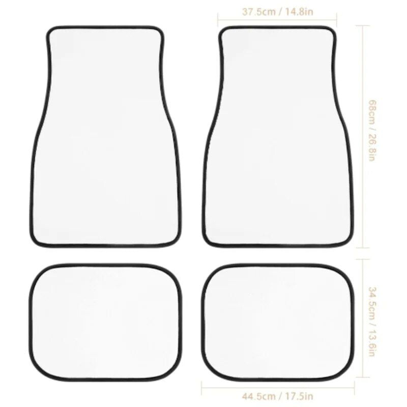 zebra print car floor mats, view 7 - MRSLM