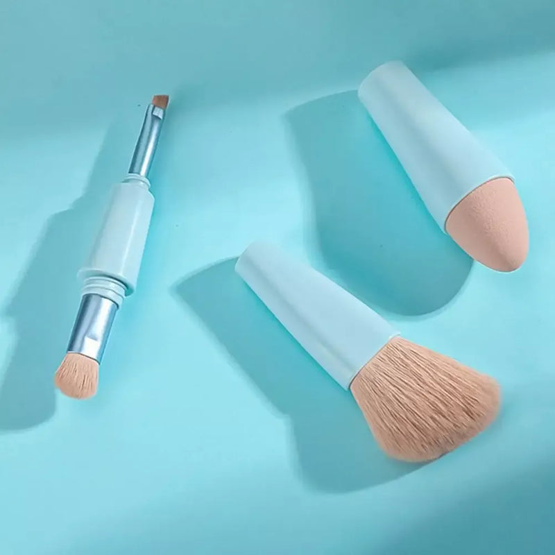 4-in-1 detachable makeup brush set, view 7 - MRSLM