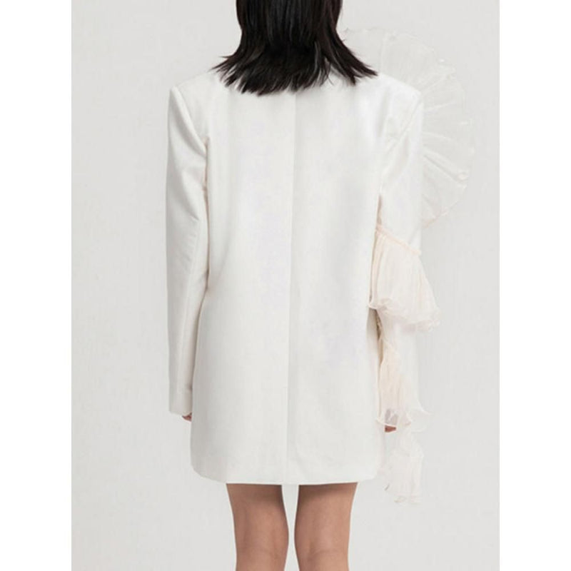 Damen-Mesh-Blazer