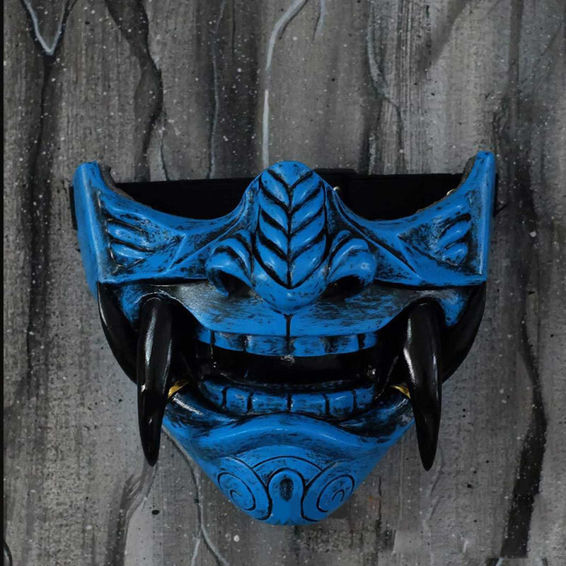Noh Halloween half face mask - MRSLM