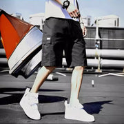 men's multi-pocket twill cargo shorts - MRSLM