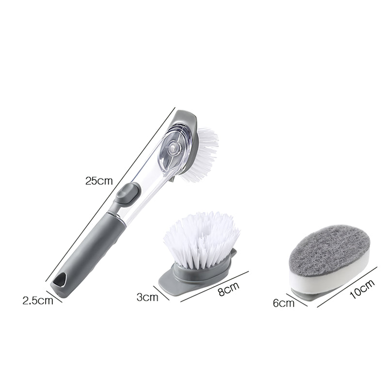 automatic soap dispensing dishwashing brush, view 10 - MRSLM