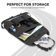 tactical car seat back organizer with molle, view 6 - MRSLM