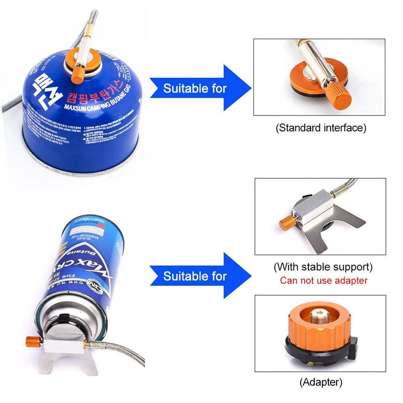compact camping gas burner, view 5 - MRSLM