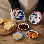 lucky cat ceramic dish, view 6 - MRSLM