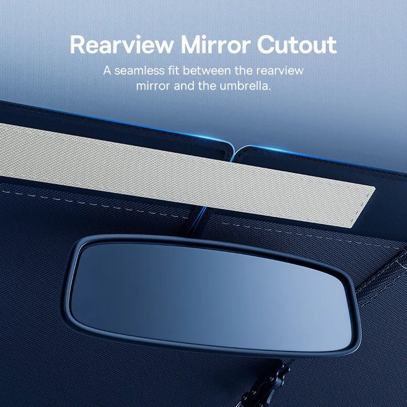 foldable car windshield sun shade umbrella, view 7 - MRSLM