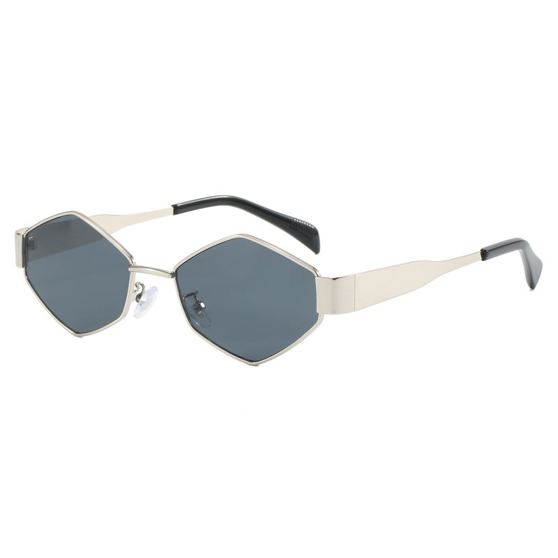 fashion polygonal sunglasses, view 5 - MRSLM