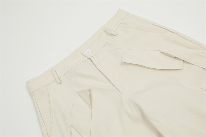 men's ribbon pocket cargo pants, view 9 - MRSLM
