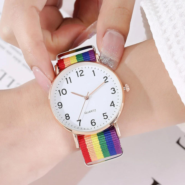 Fashion Rainbow Quartz Women's Wristwatch