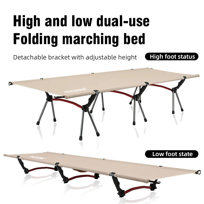 portable folding camping cot, view 7 - MRSLM