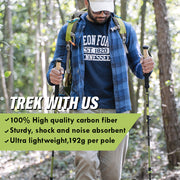 carbon fiber trekking poles, view 5 - MRSLM