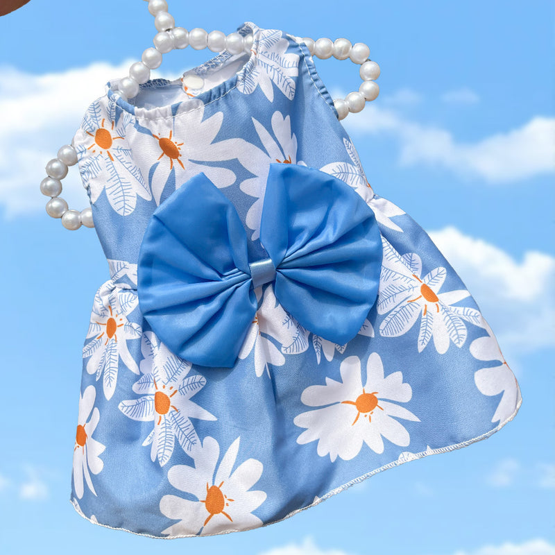 bowknot dog dress, view 6 - MRSLM