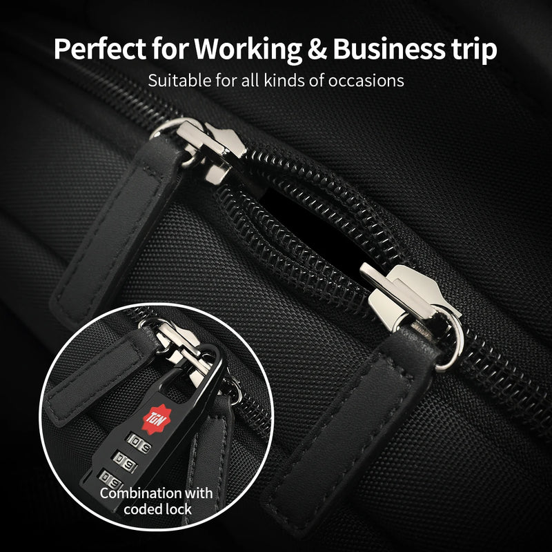 business laptop backpack, view 6 - MRSLM