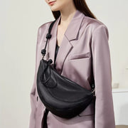 soft leather minimalist crossbody bag, view 4 - MRSLM