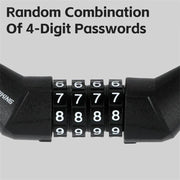 4-digit anti-theft bicycle lock, view 5 - MRSLM