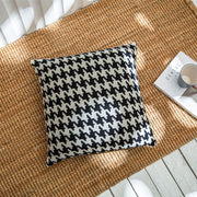 classic houndstooth throw pillow cover - MRSLM