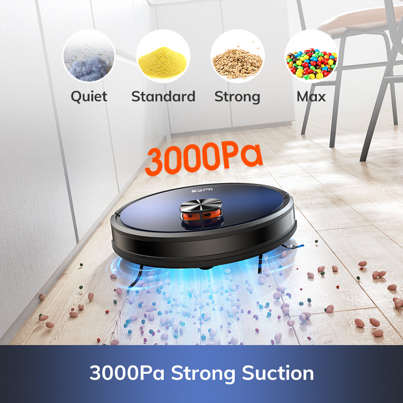 smart robot vacuum cleaner, view 3 - MRSLM